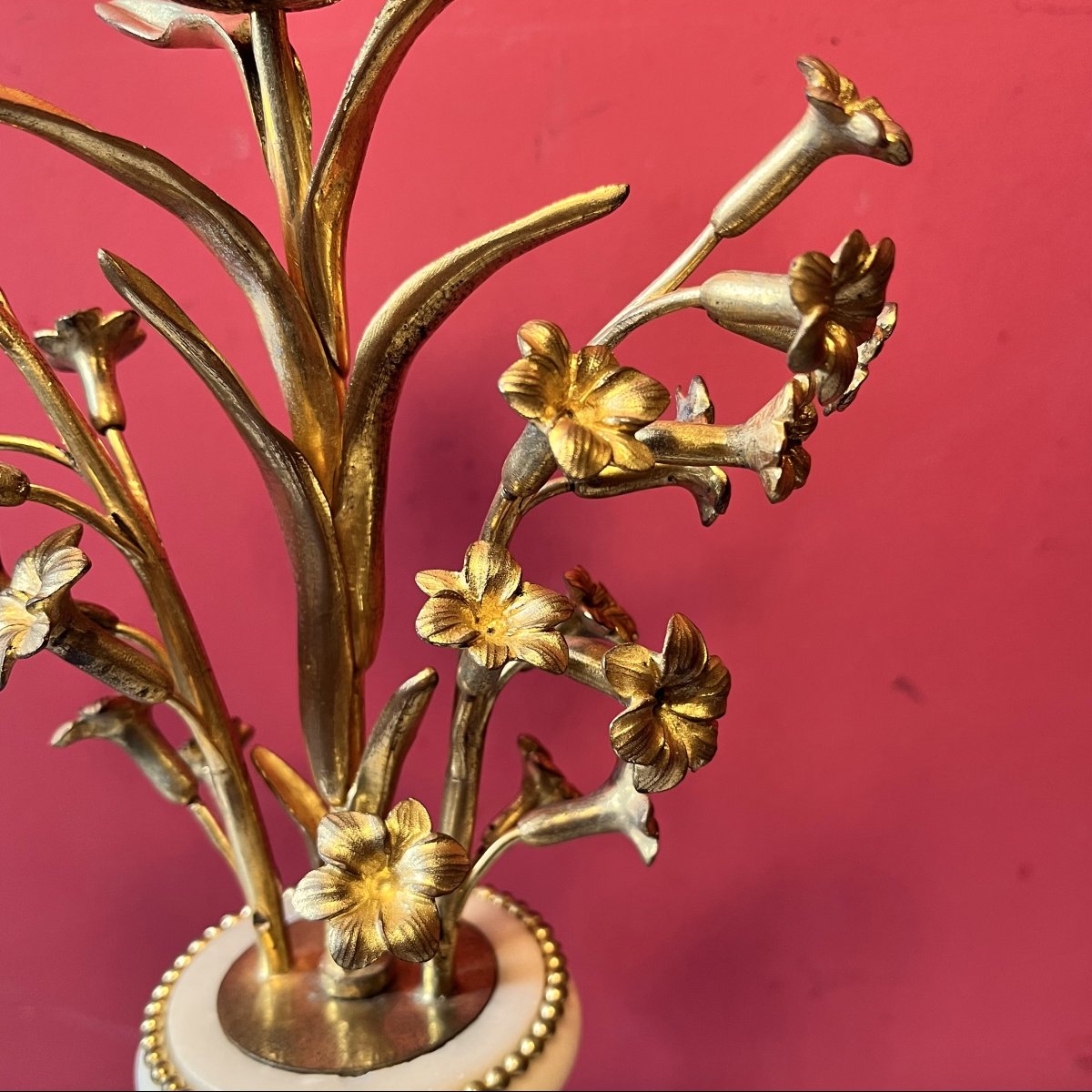 Pair Of Candlesticks With Hyacinths, Circa 1820-photo-8