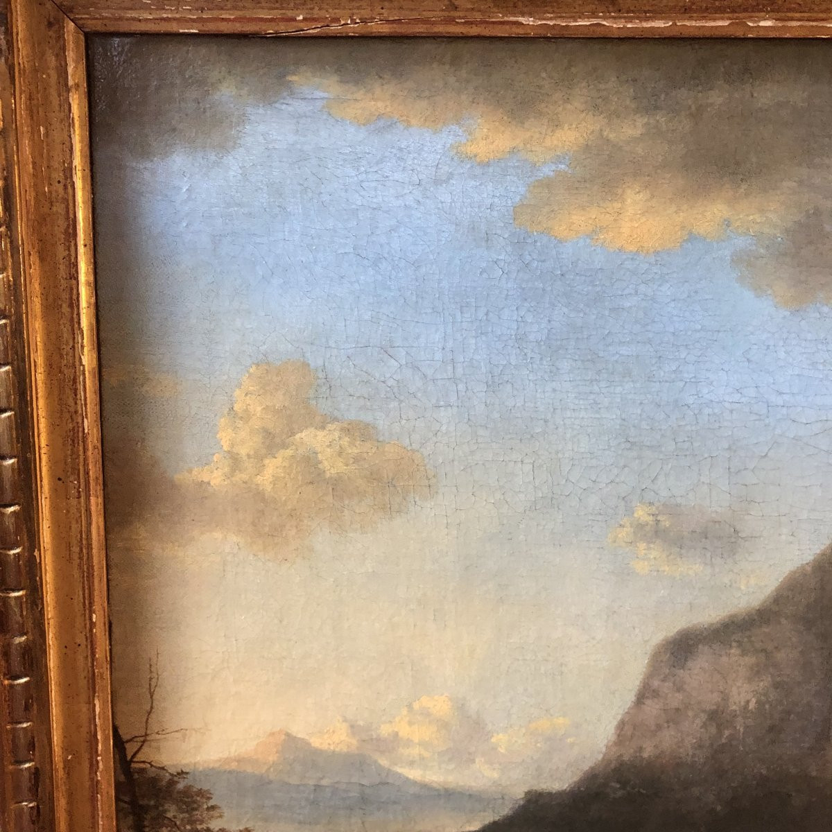 Follower Of Ruysdael, Landscape, 18th Century-photo-3