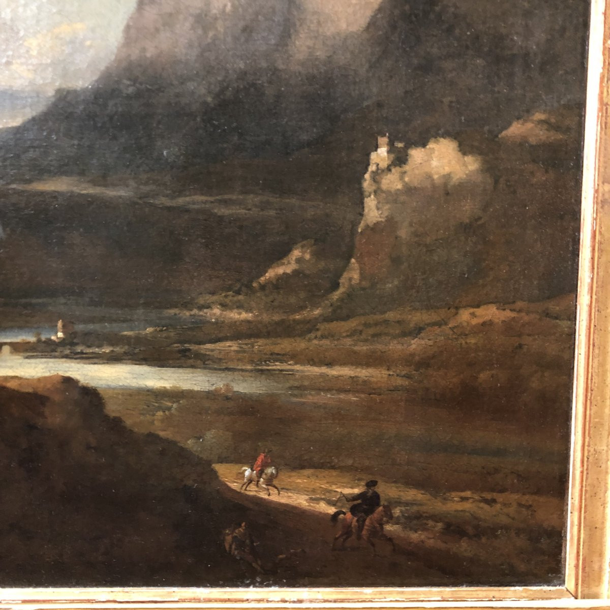 Follower Of Ruysdael, Landscape, 18th Century-photo-1