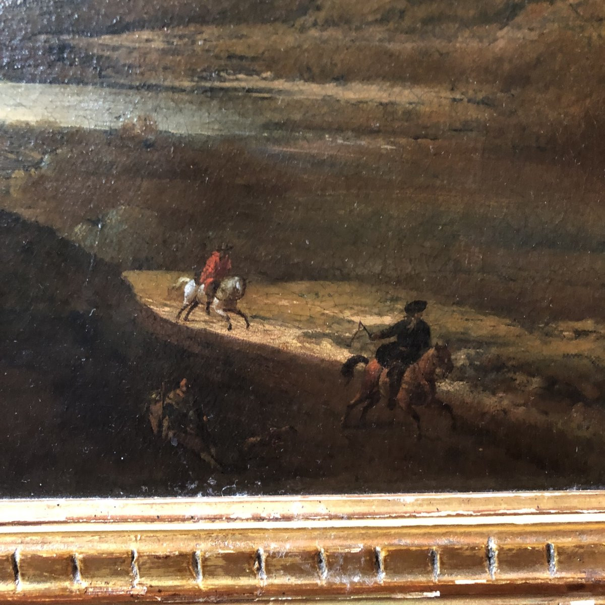 Follower Of Ruysdael, Landscape, 18th Century-photo-3