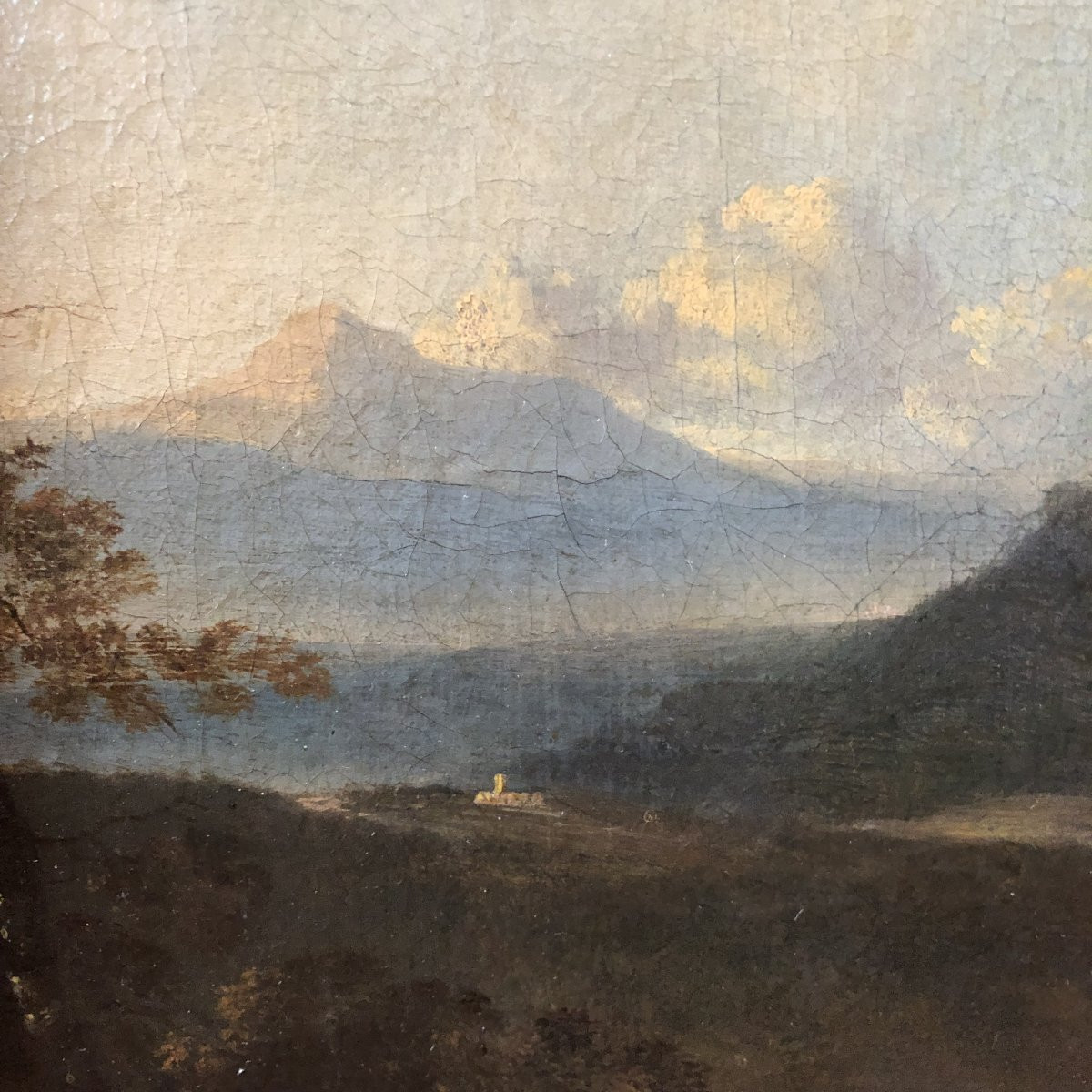 Follower Of Ruysdael, Landscape, 18th Century-photo-4