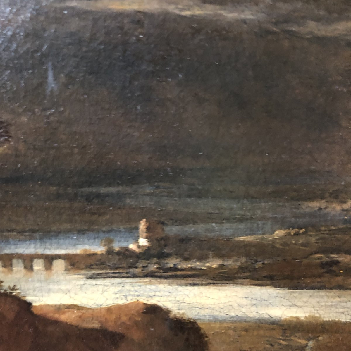 Follower Of Ruysdael, Landscape, 18th Century-photo-5