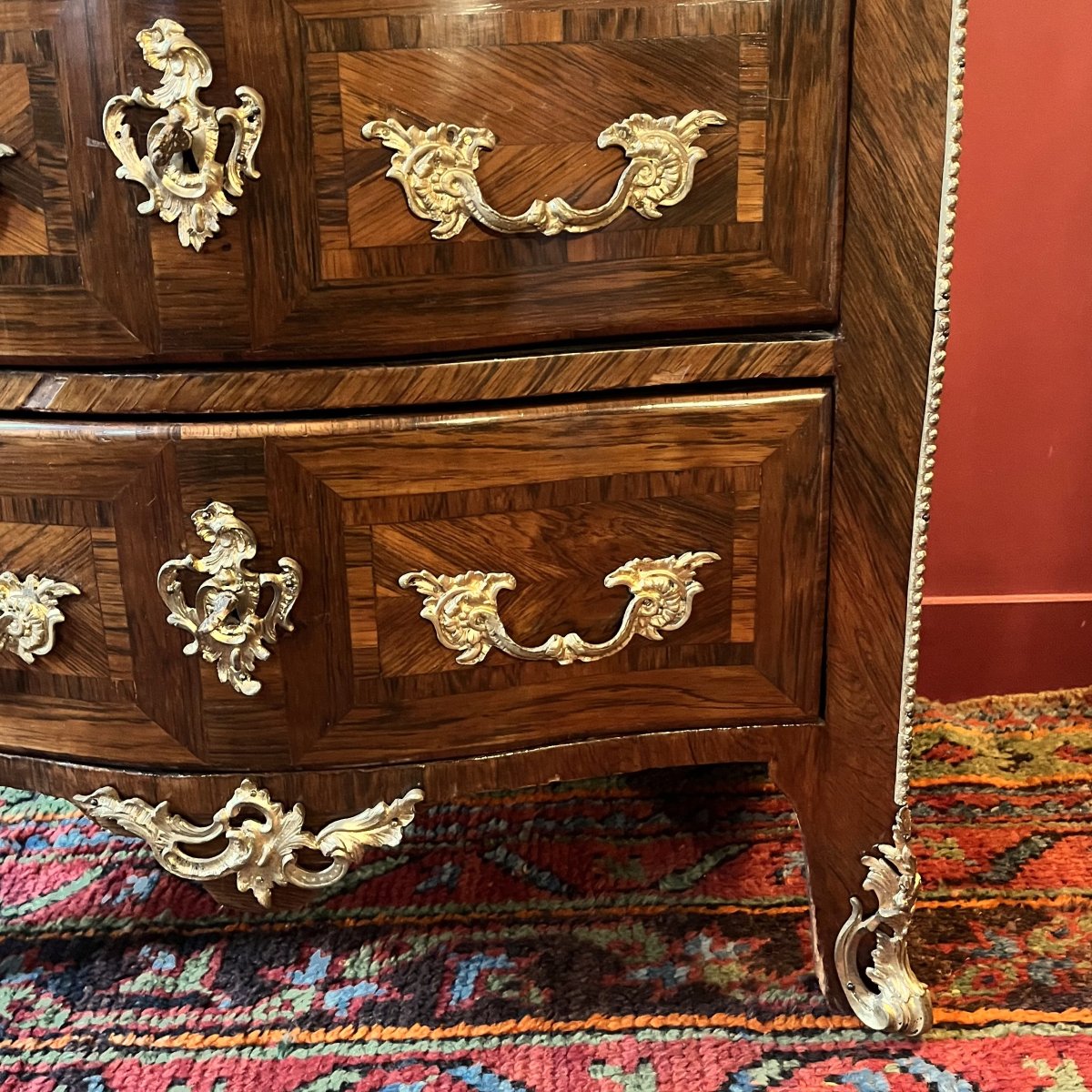Stamped Ellaume, Small Louis XV Period Chest Of Drawers-photo-7