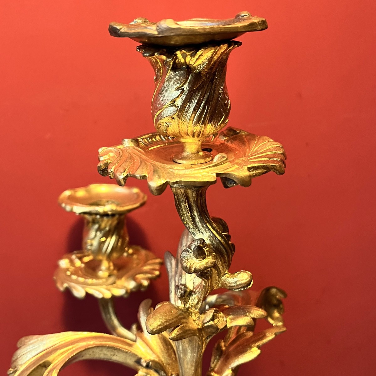 Large Candelabra With Sirens-photo-4