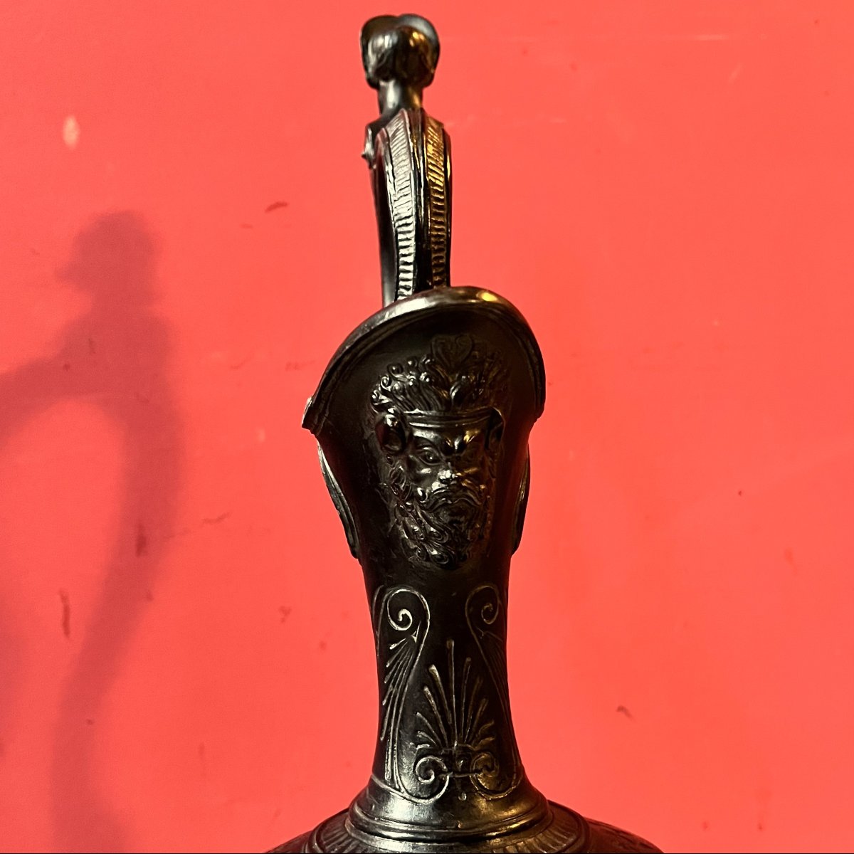 Pair Of Etruscan-style Ewers, Mid-19th Century-photo-3