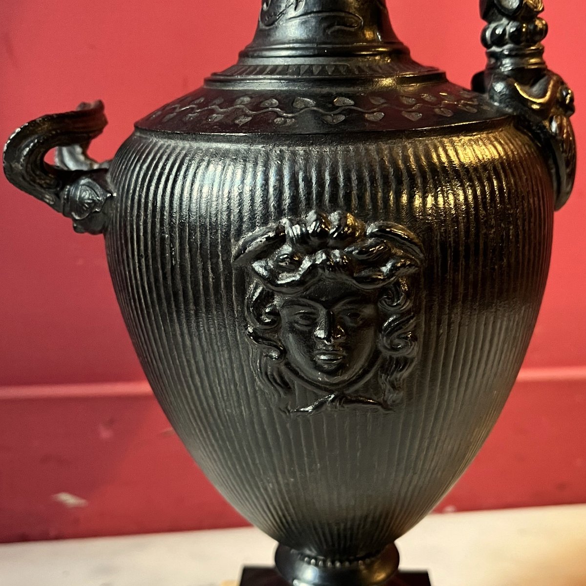 Pair Of Etruscan-style Ewers, Mid-19th Century-photo-8