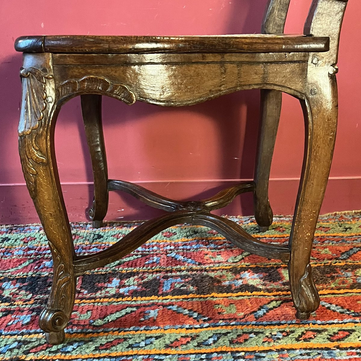 Carved Chair, Early Louis XV Period-photo-4