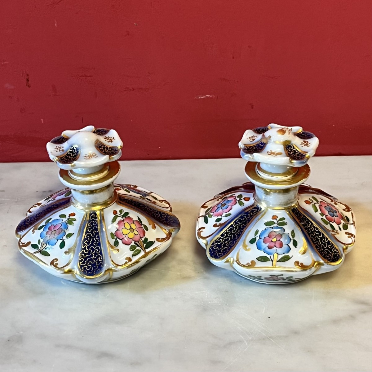 Paire de flacons, époque Restauration