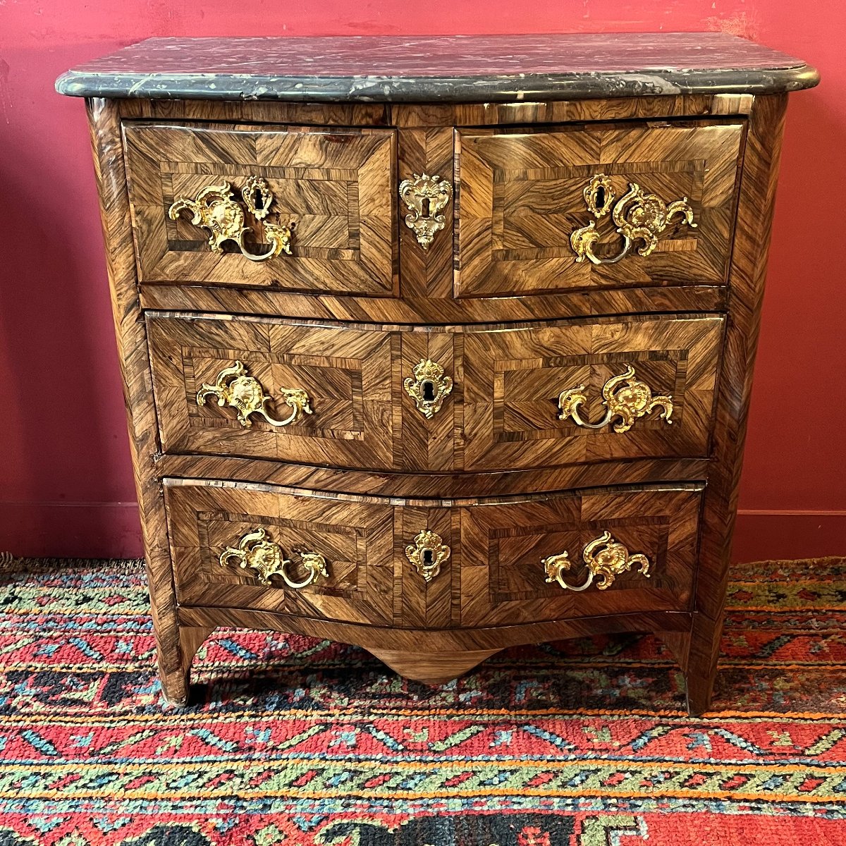 Petite commode, époque Régence-photo-2