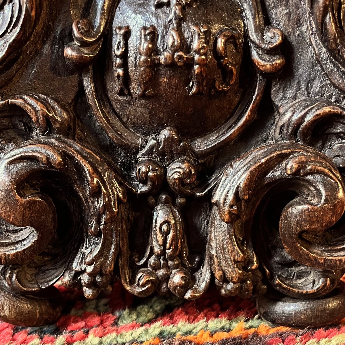 Important Carved Candlestick, Louis XIV Period-photo-8