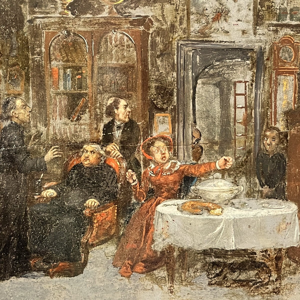 Study For An Interior Scene, Mid-19th Century-photo-4