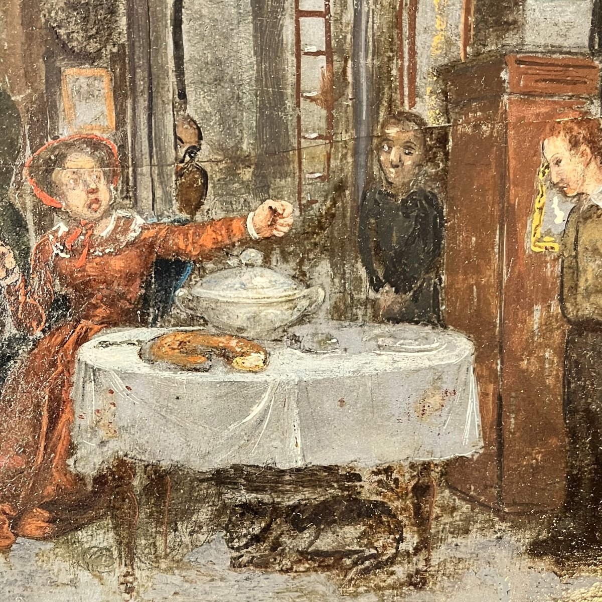 Study For An Interior Scene, Mid-19th Century-photo-5