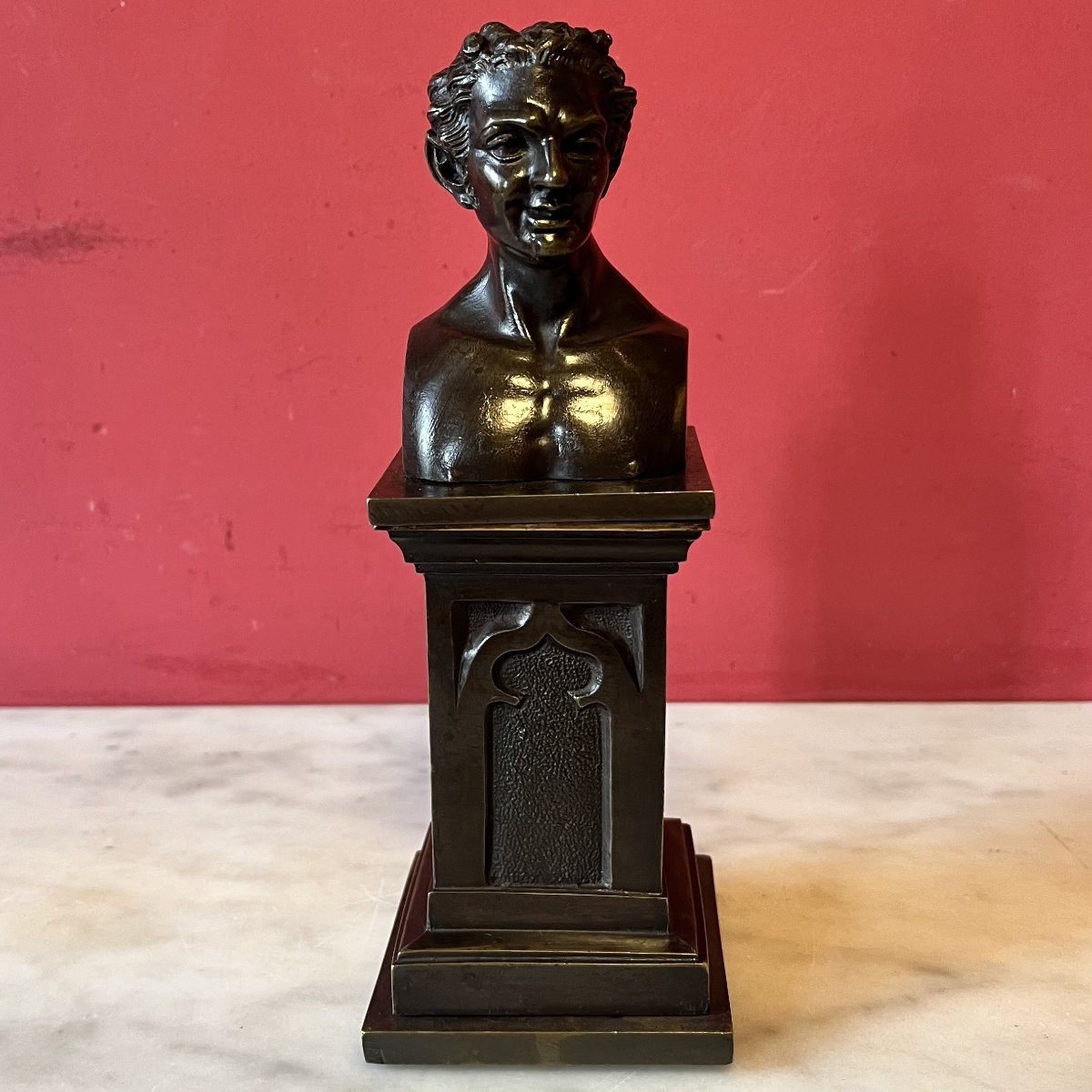 Bust Of A Faun, Circa 1830-photo-2