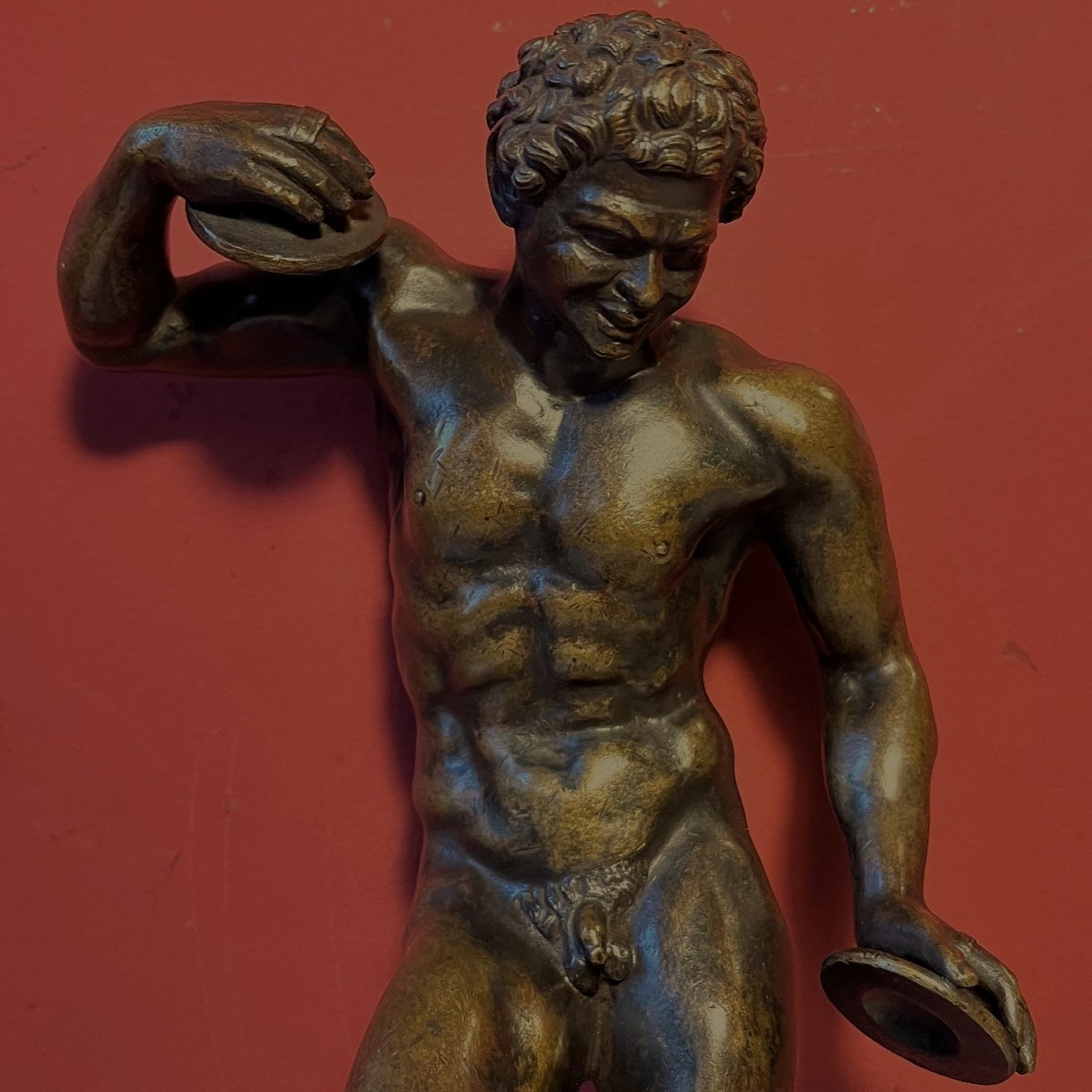 Grand Tour, Faun With Cymbals, 19th Century-photo-3
