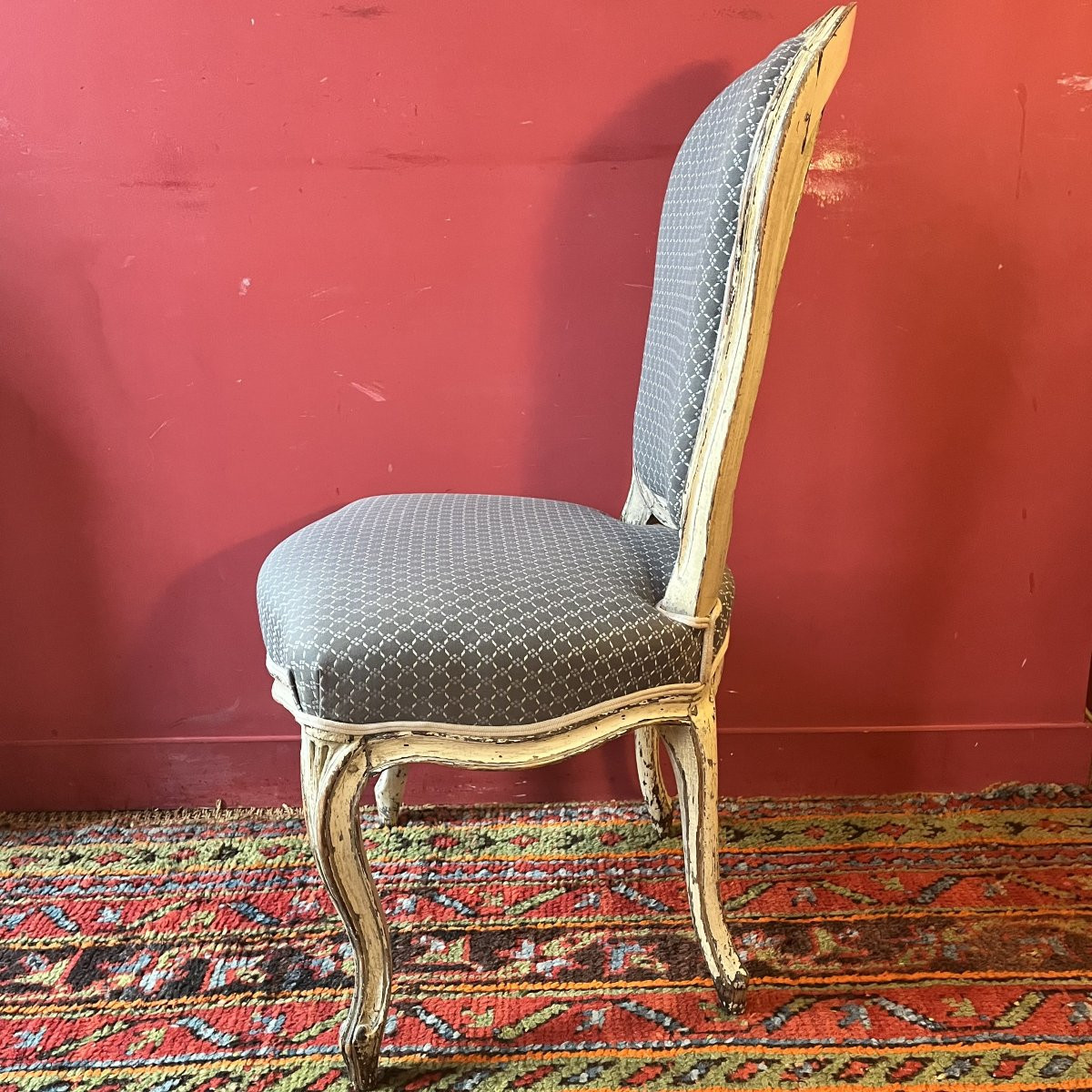 Paire de chaises, époque Louis XV-photo-4
