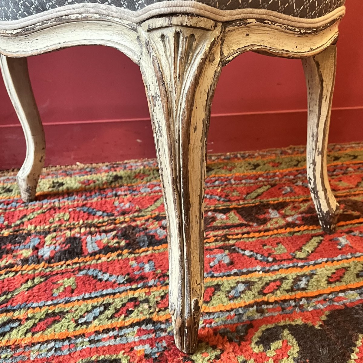 Paire de chaises, époque Louis XV-photo-4