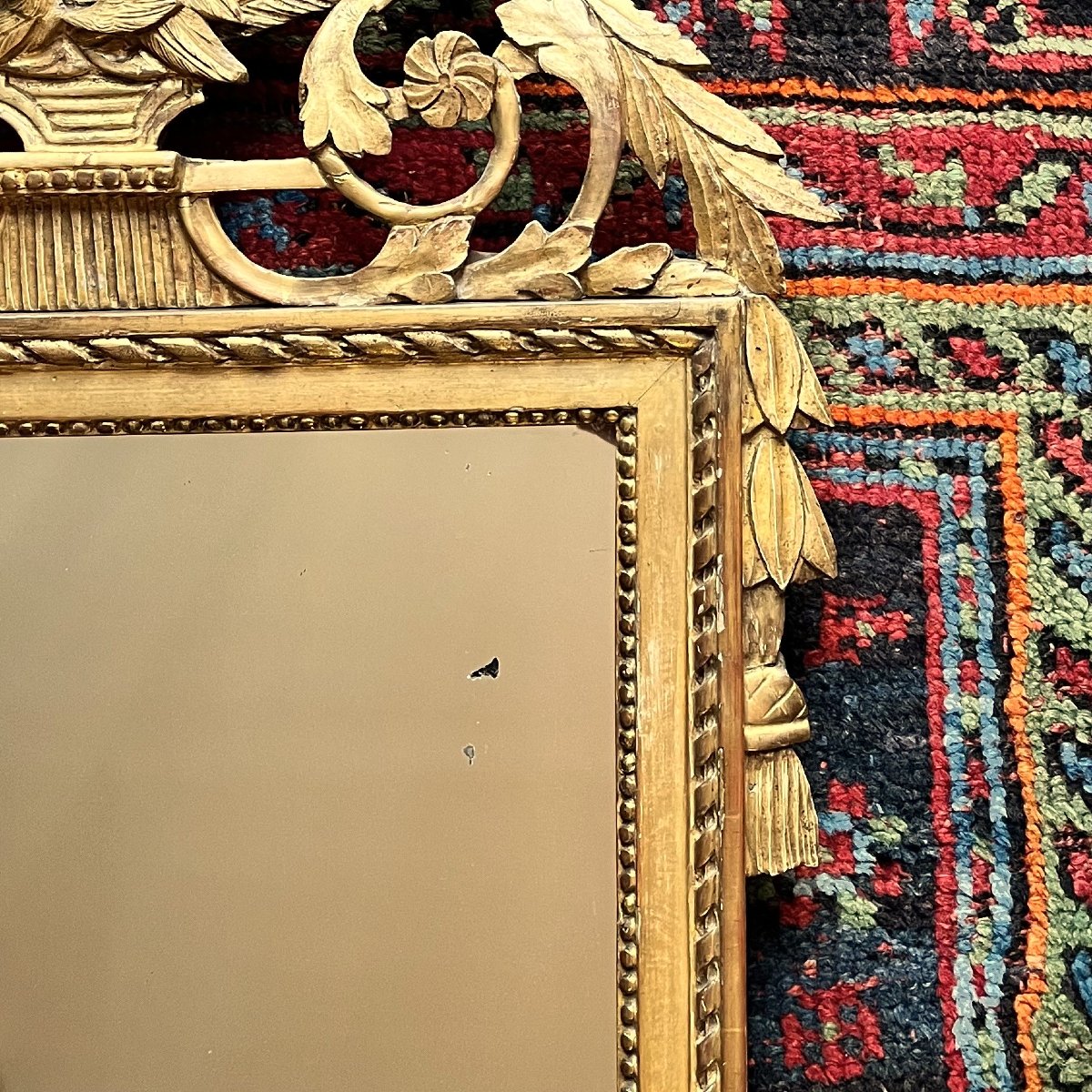 Miroir de "mariage", époque Louis XVI-photo-4