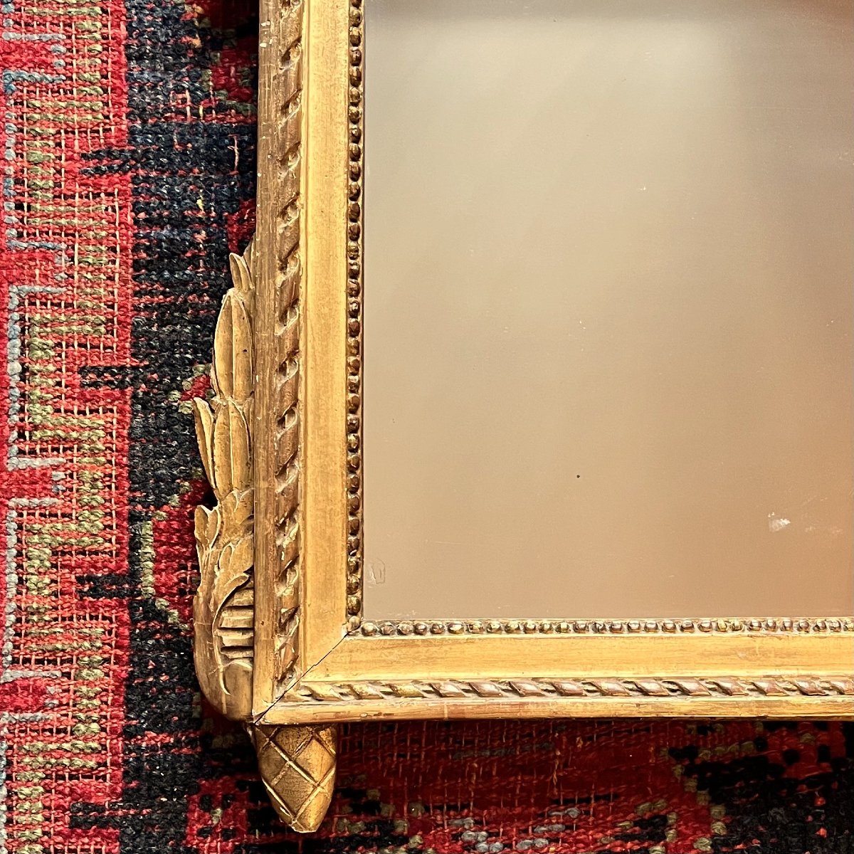 Miroir de "mariage", époque Louis XVI-photo-2