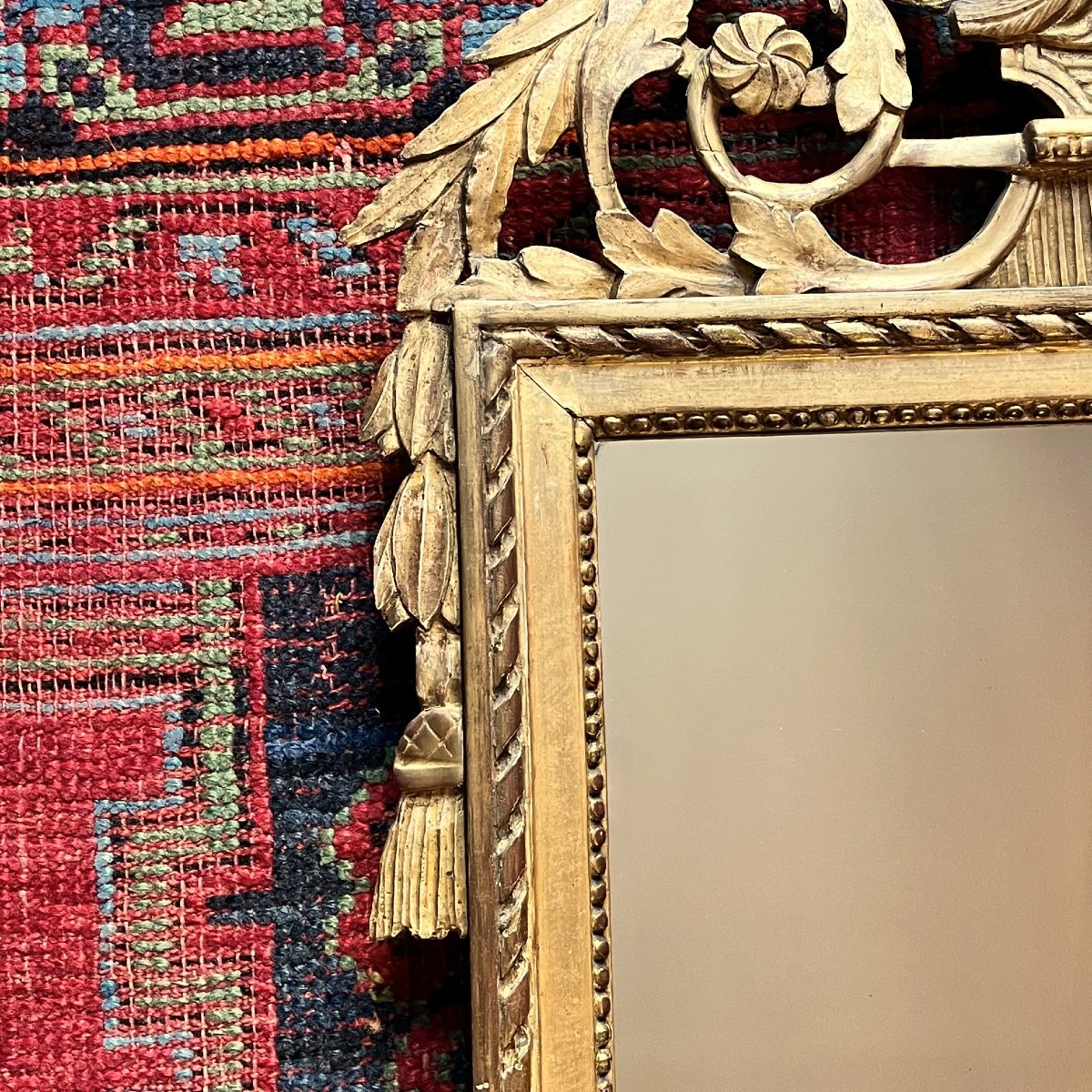 Miroir de "mariage", époque Louis XVI-photo-3