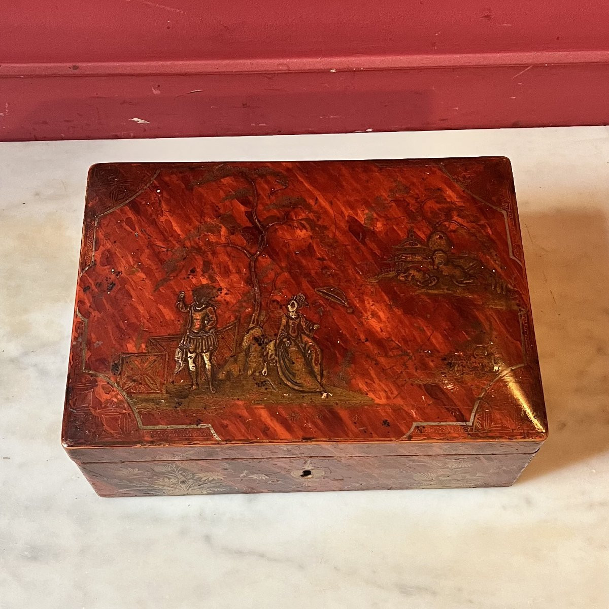 Paire de coffrets de toilette, XVIIIème siècle-photo-3