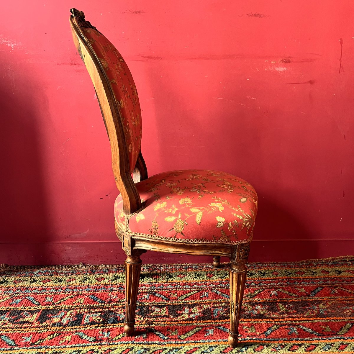 Carved Chair, Louis XVI Period-photo-4