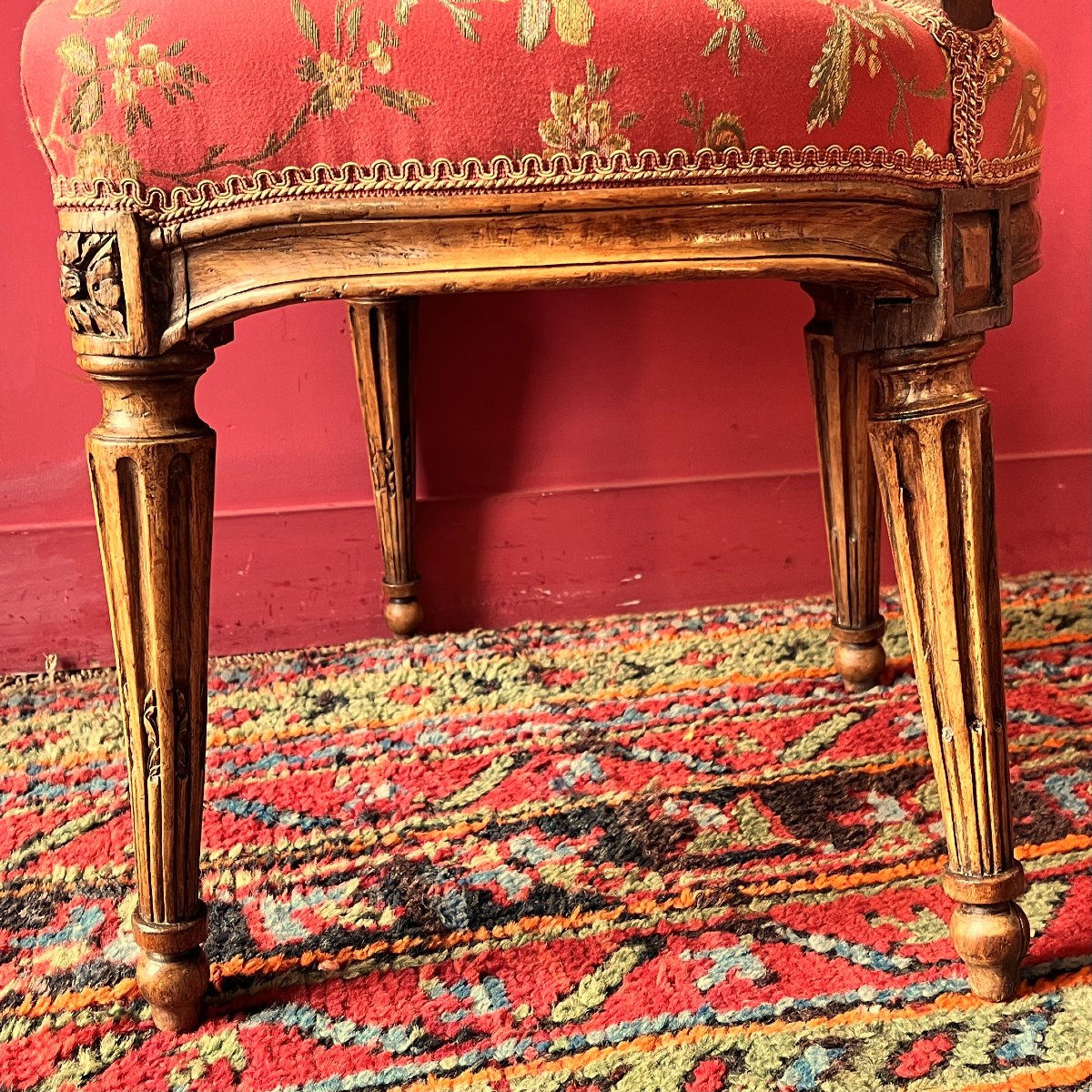 Carved Chair, Louis XVI Period-photo-6