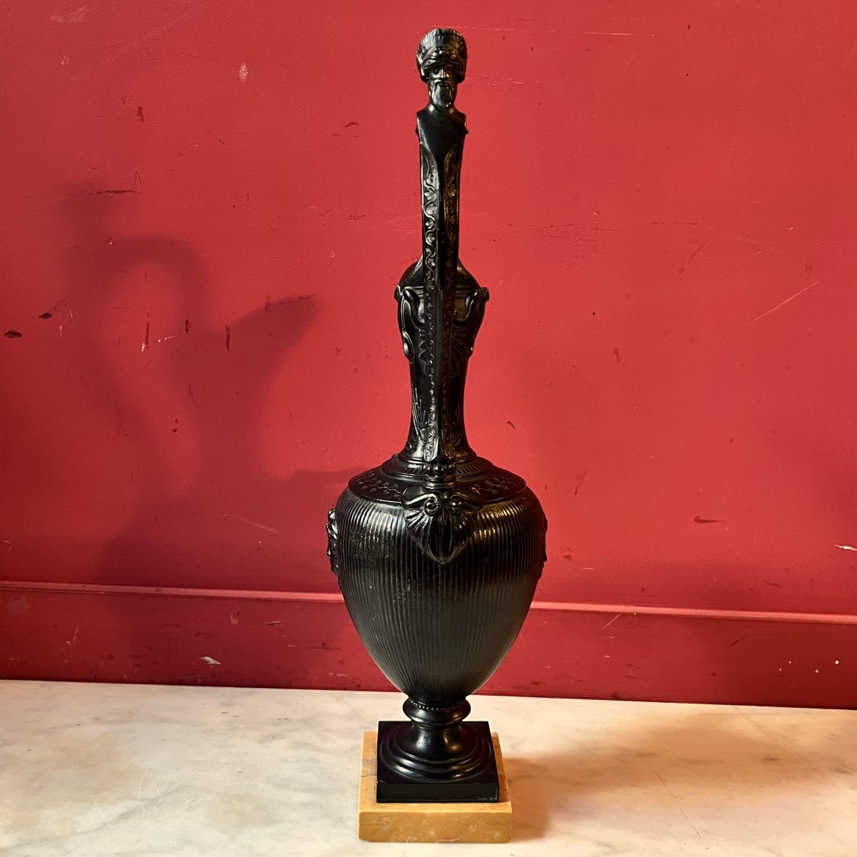 Paire d'aiguières à l'étrusque, milieu XIXème siècle-photo-4