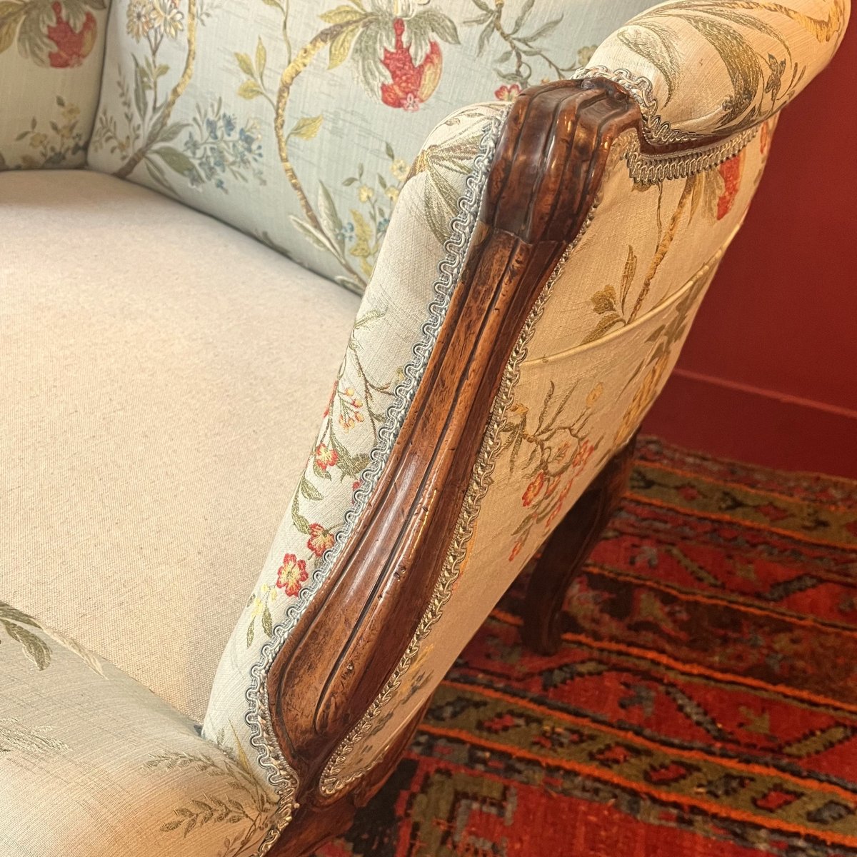 Grande bergère à la Reine, époque Louis XV-photo-2