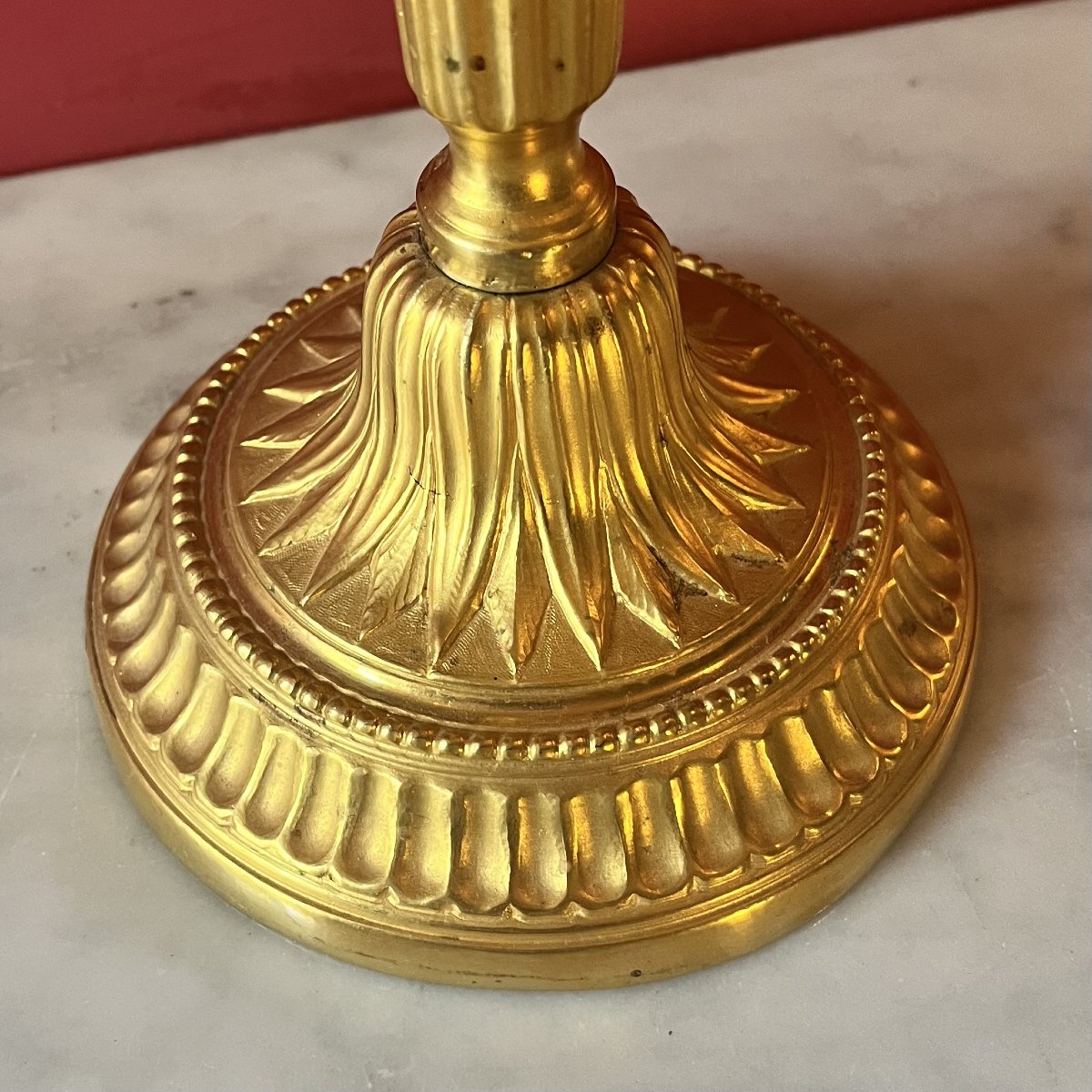 A Rare Set Of Four Candlesticks, Louis XVI Period-photo-3