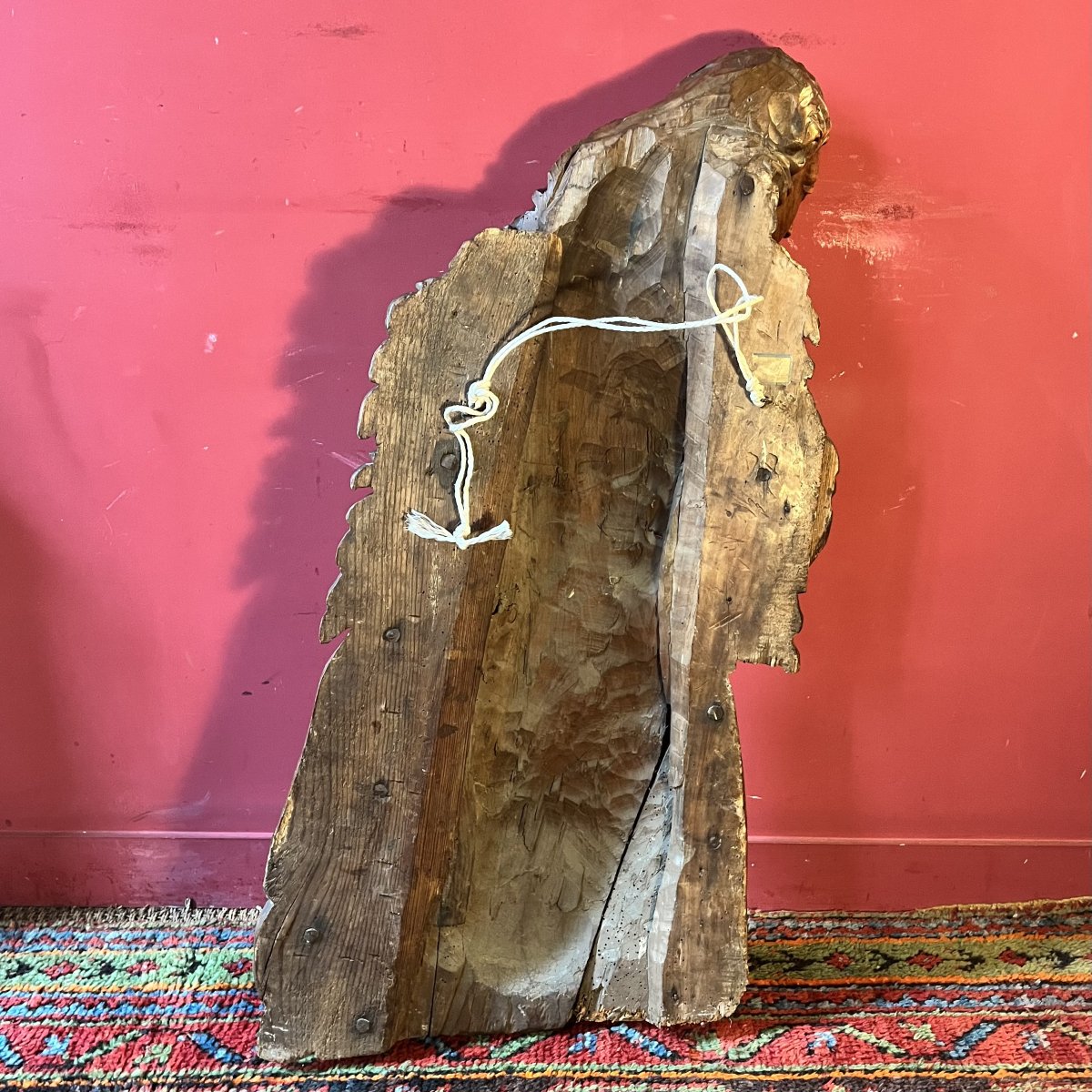 Marie-Madeleine, grande sculpture, XVIIème siècle (94 cm)-photo-8