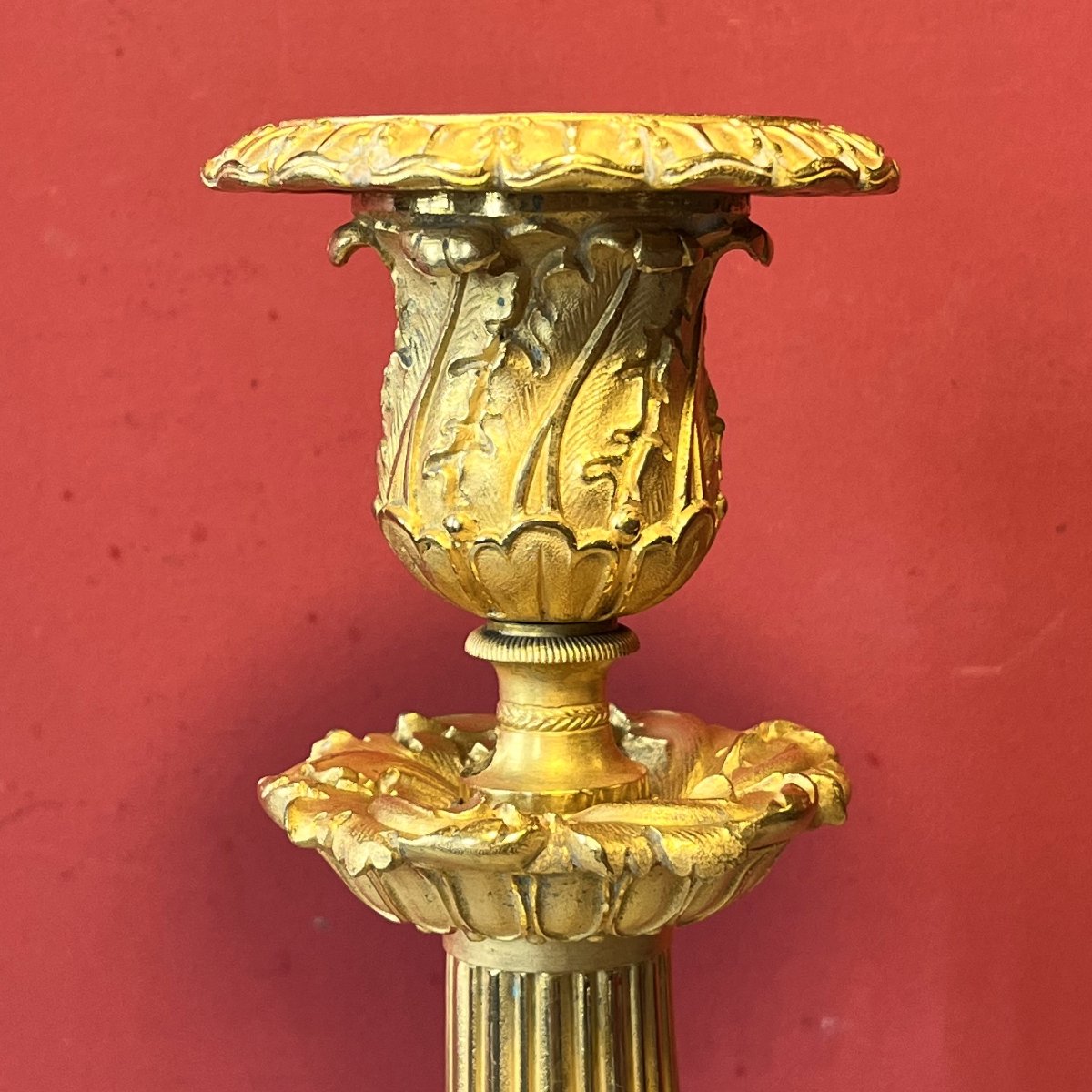 Torch With Acanthus Leaves, Charles X Period-photo-3