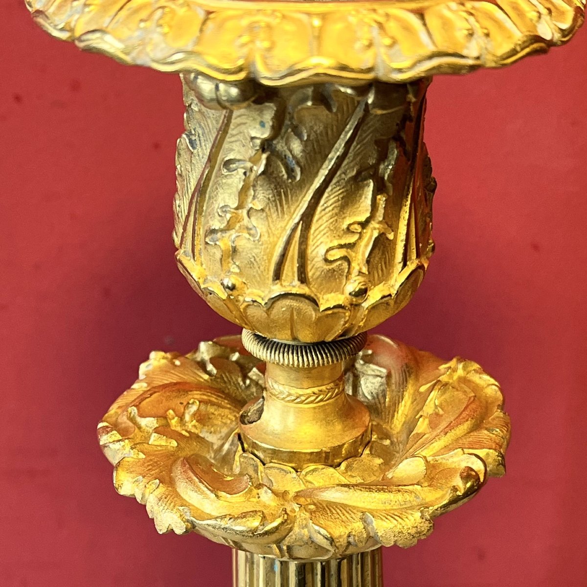 Torch With Acanthus Leaves, Charles X Period-photo-4