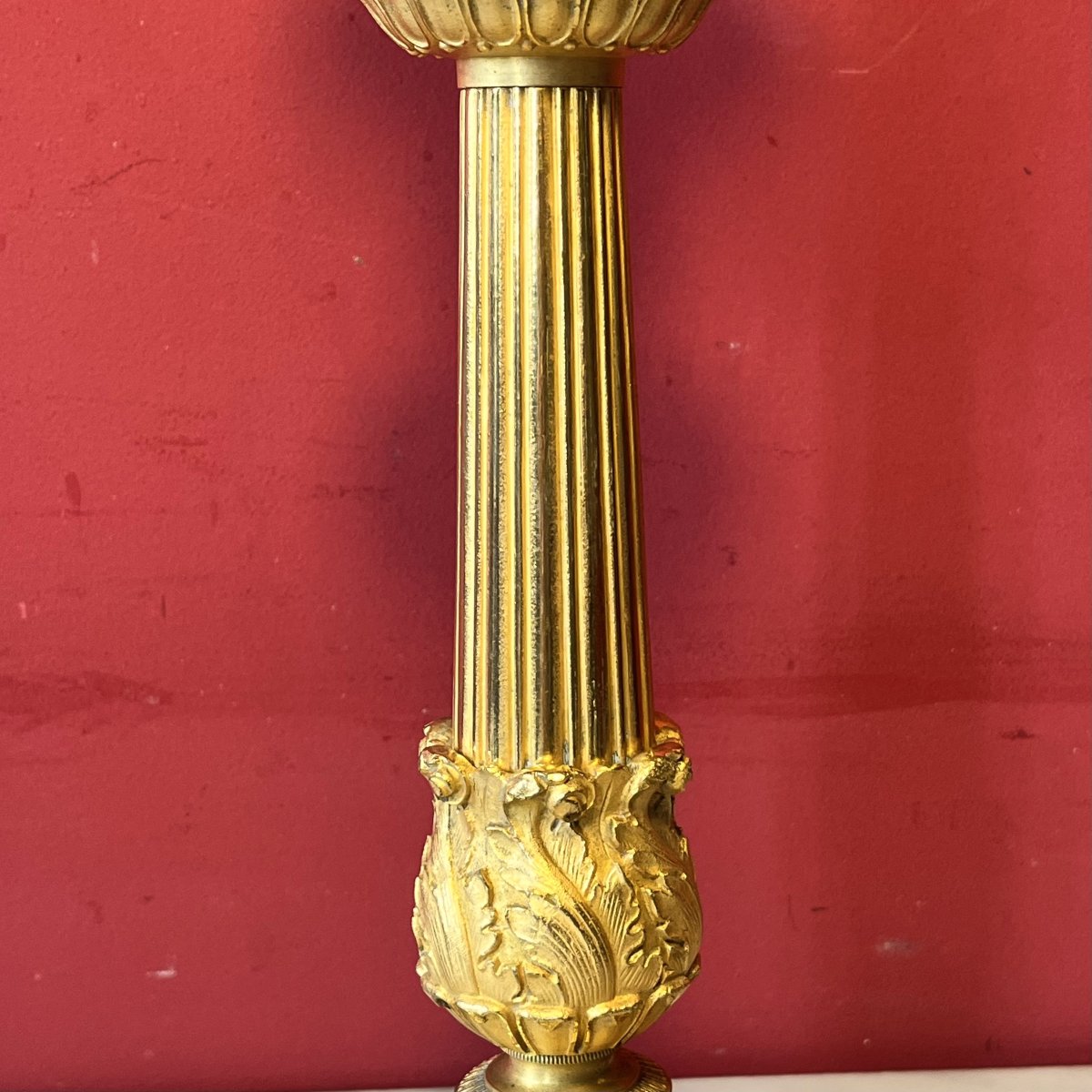Torch With Acanthus Leaves, Charles X Period-photo-1