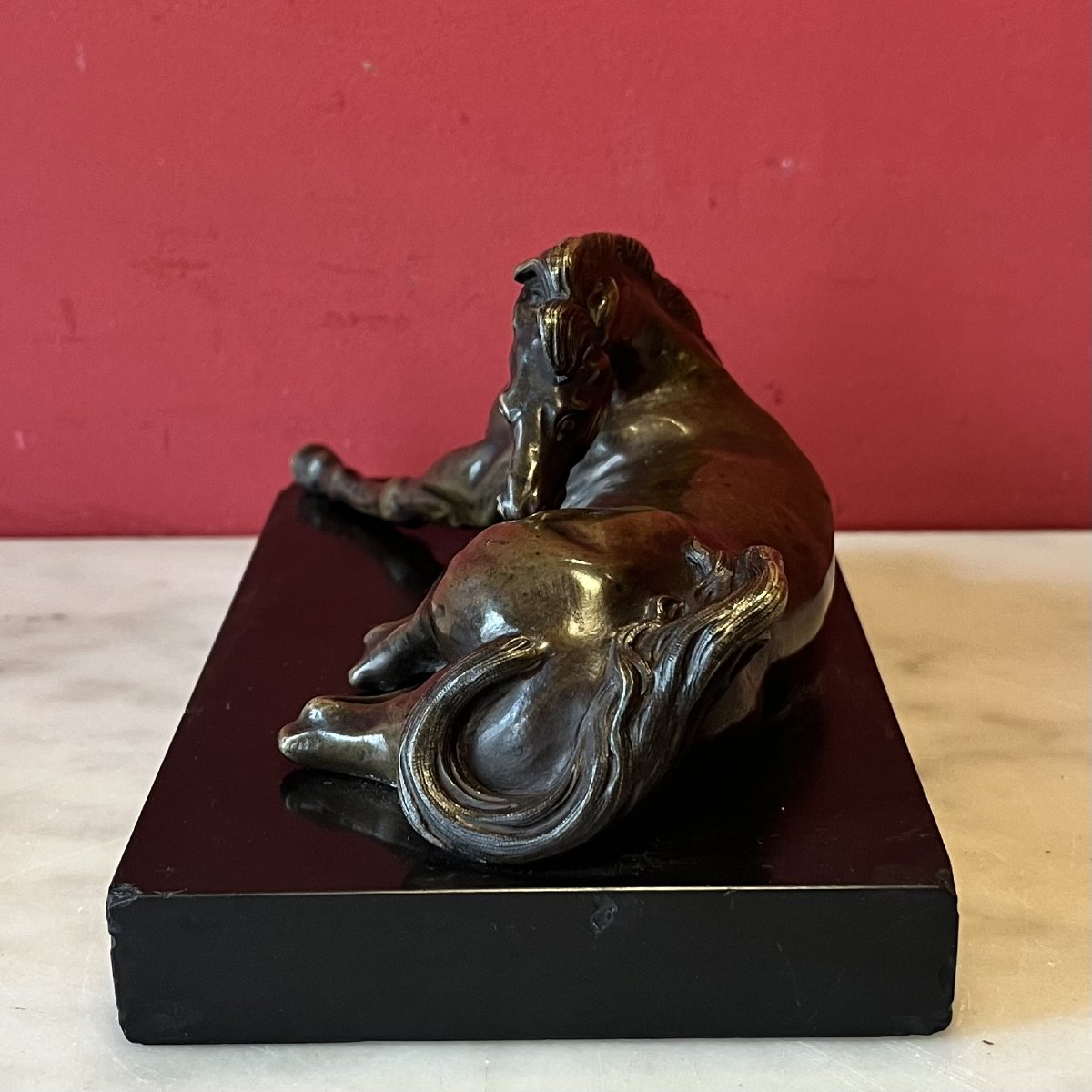 Reclining Horse, 20th Century-photo-3