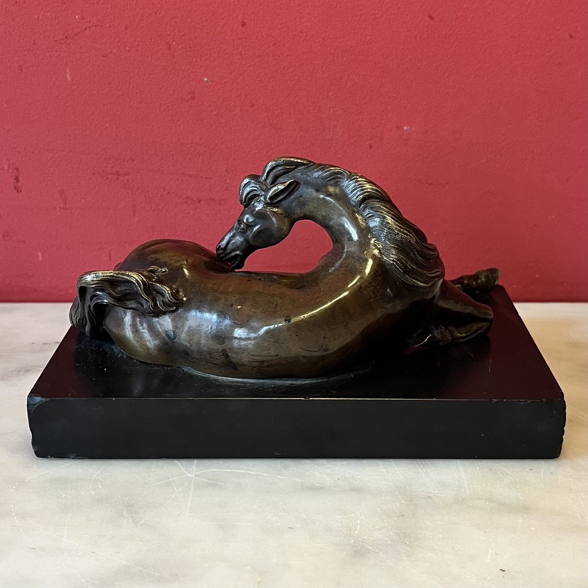 Reclining Horse, 20th Century-photo-4