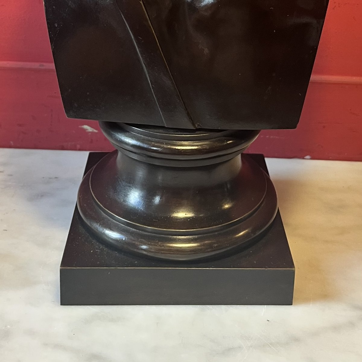 Grand Tour, buste d'homme, XIXème siècle-photo-4