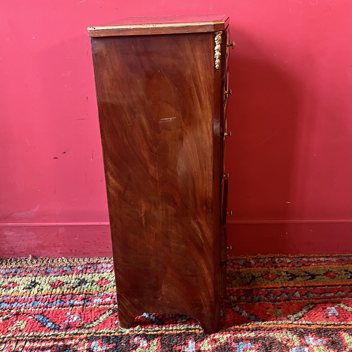 Chiffonnier de maîtrise, époque Louis XVI-photo-4