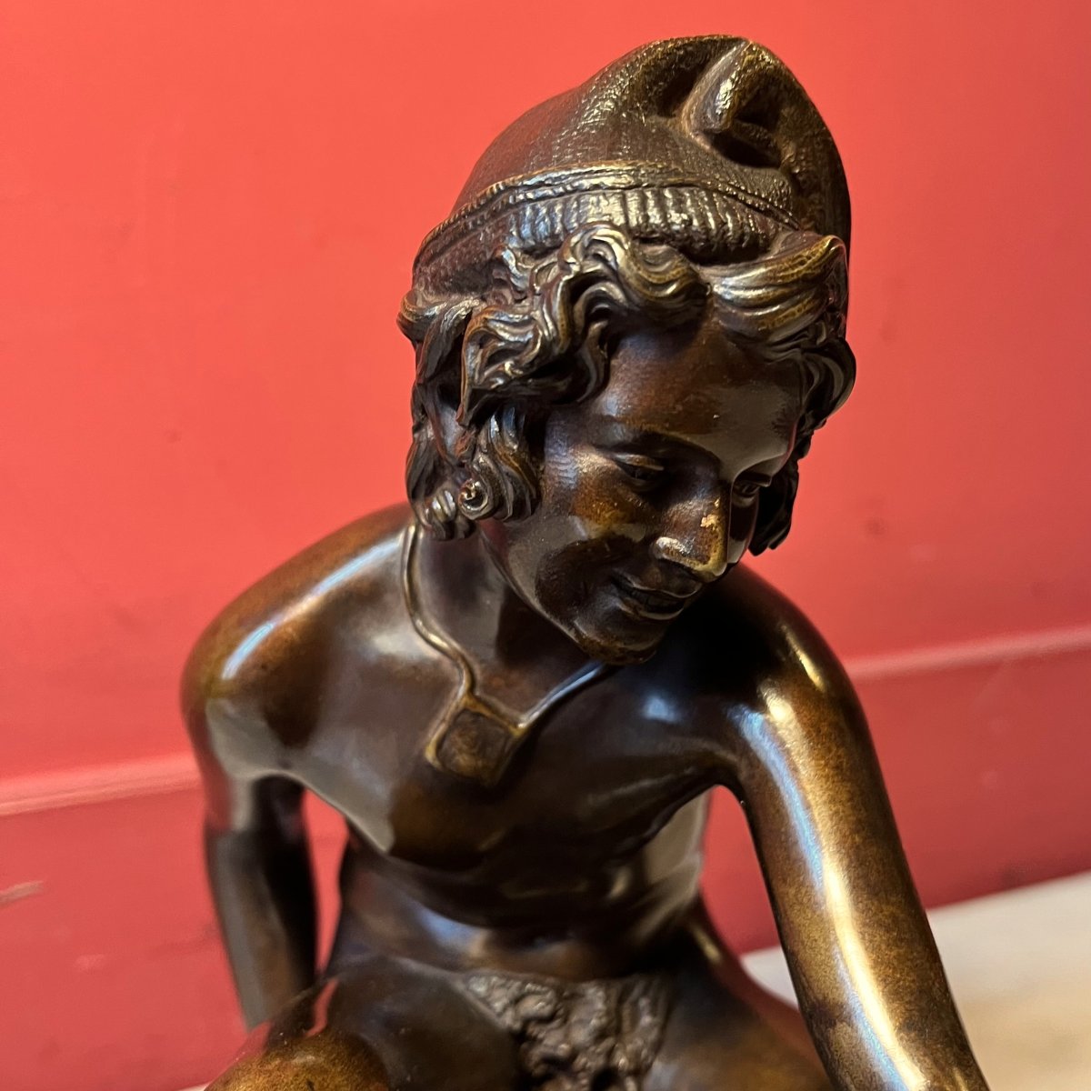 Jeune pêcheur napolitain par F. Rude et Susse fondeur -photo-1