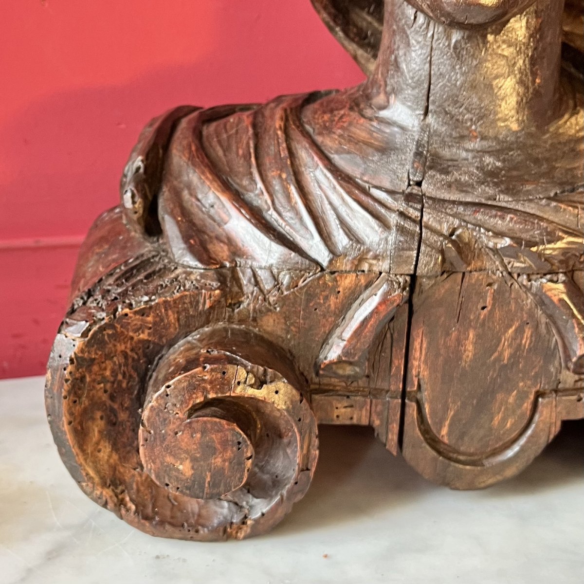 Buste de femme à l'antique, XVIIème siècle-photo-2