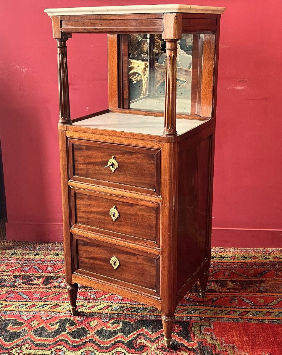 Mahogany Barber's Chest, Louis XVI Period