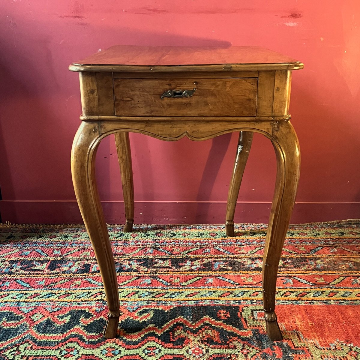 Table de milieu en noyer, époque Régence-photo-3