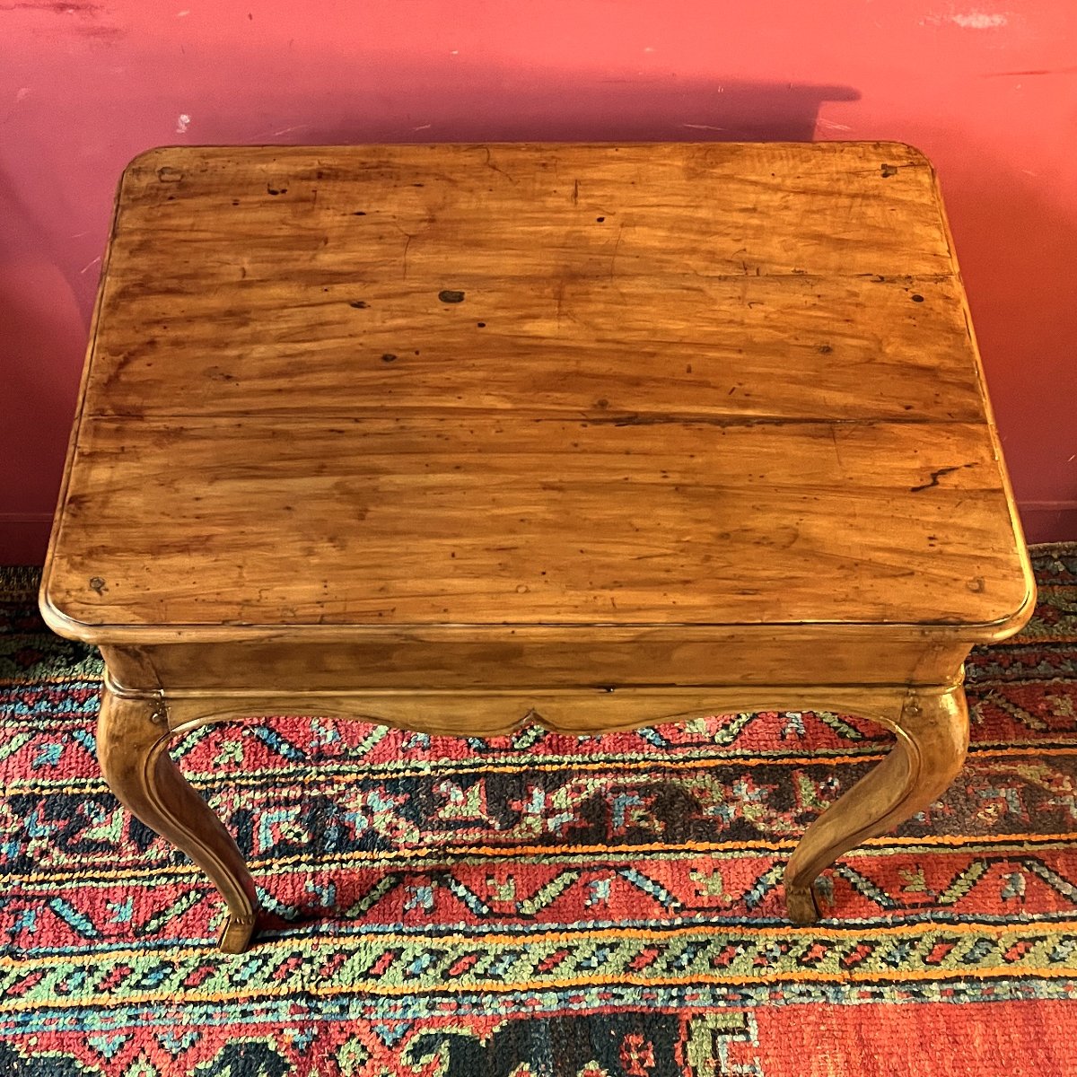 Table de milieu en noyer, époque Régence-photo-2