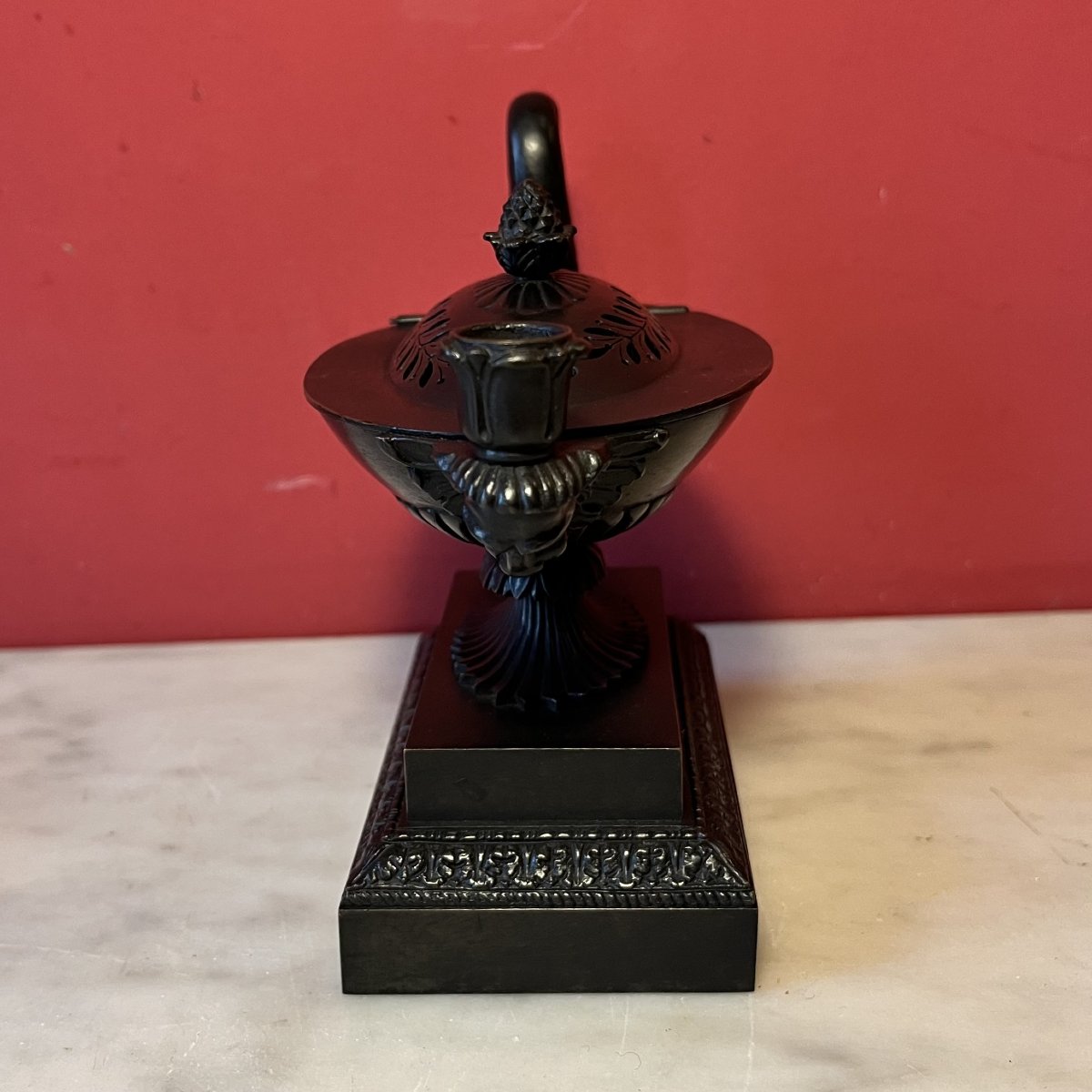 Brûle parfum à l'antique, époque Charles X-photo-3