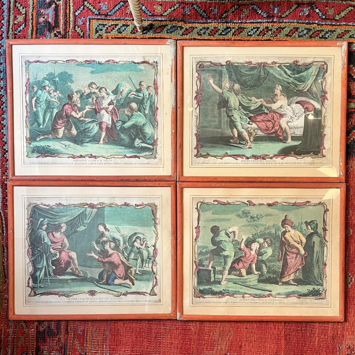 D'après G. Volpato, quatre gravures, Italie, Vénétie, XVIIIème siècle