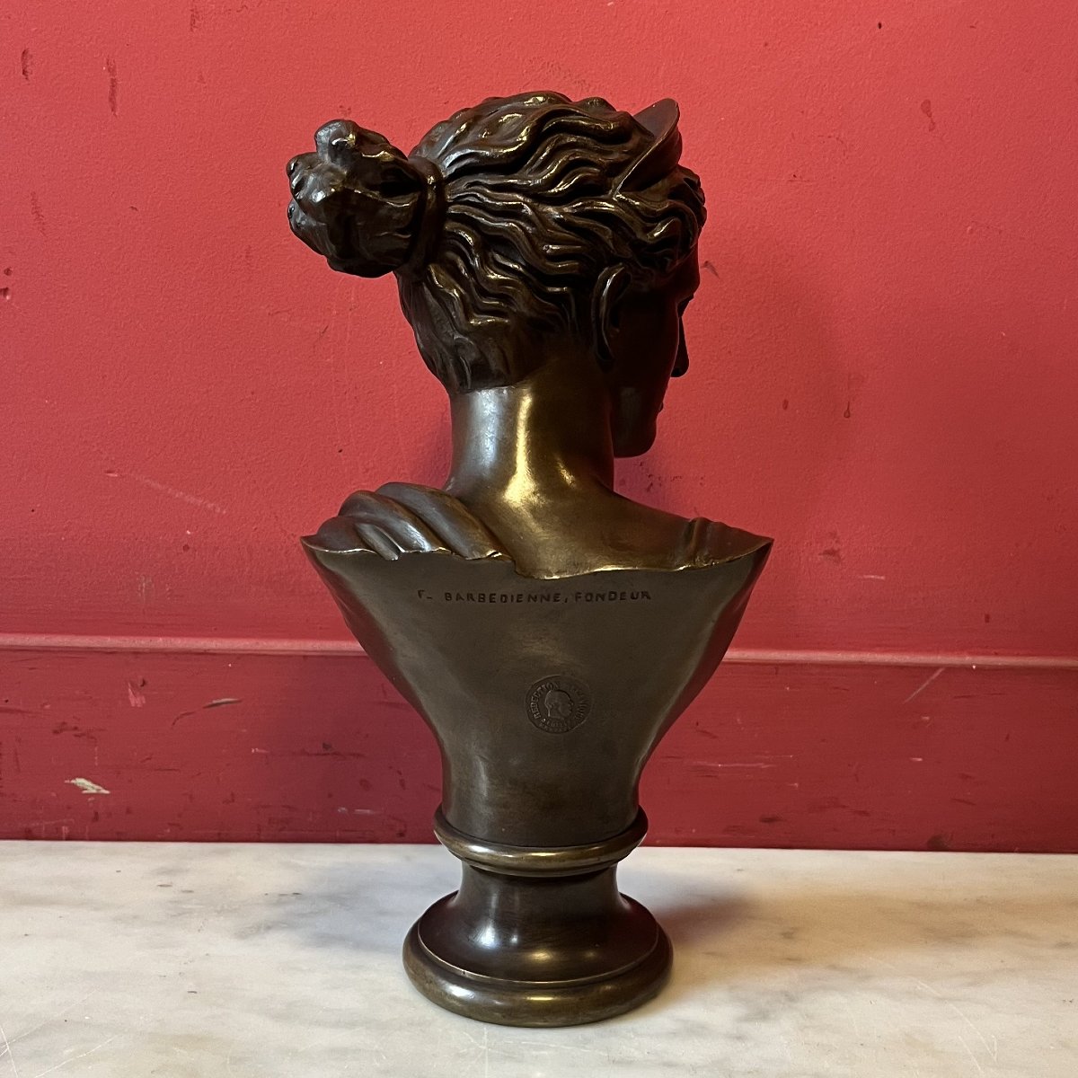Diane Chasseresse, fonte Barbedienne, XIXème siècle-photo-4