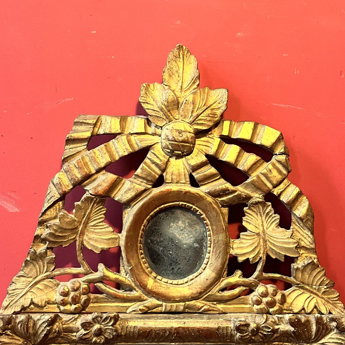 Miroir à parecloses, époque Louis XVI-photo-2