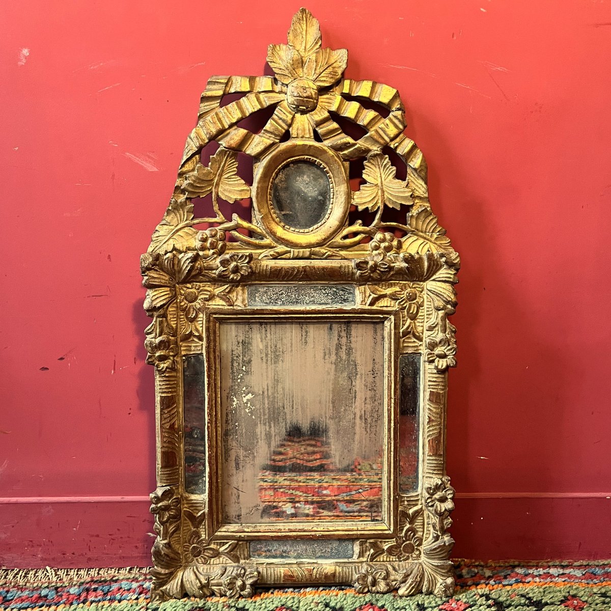 Miroir à parecloses, époque Louis XVI
