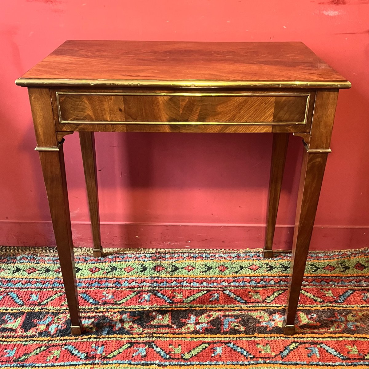 Mahogany Coffee Table, Louis XVI Period-photo-2