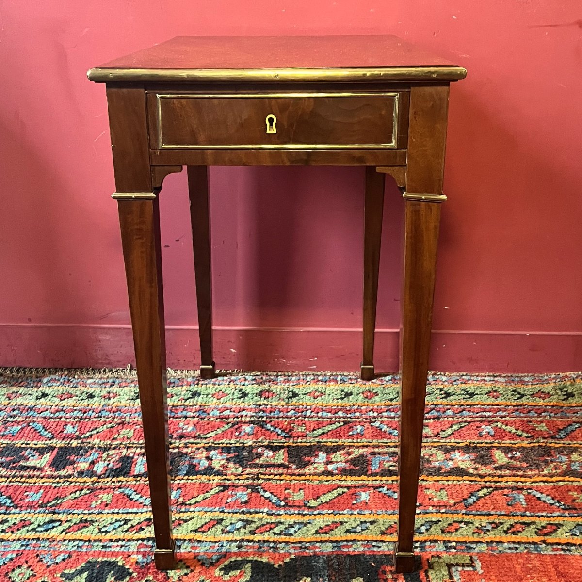 Mahogany Coffee Table, Louis XVI Period-photo-1