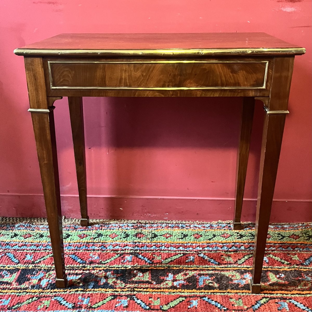 Mahogany Coffee Table, Louis XVI Period-photo-2